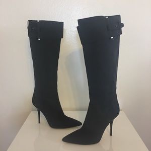 Calvin Klein Collection Knee High Suede Boots